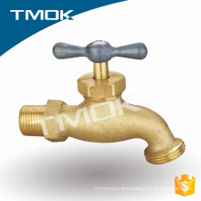 3/4" brass tap adaptor butterfly handle brass ball valve using transport for cold/hot male thread of bibcock